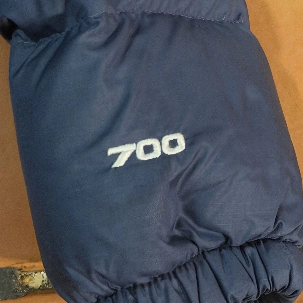 The North Face Infant 1996 Retro Nuptse 700 Fill Down Puffer Jacket Blue 2T